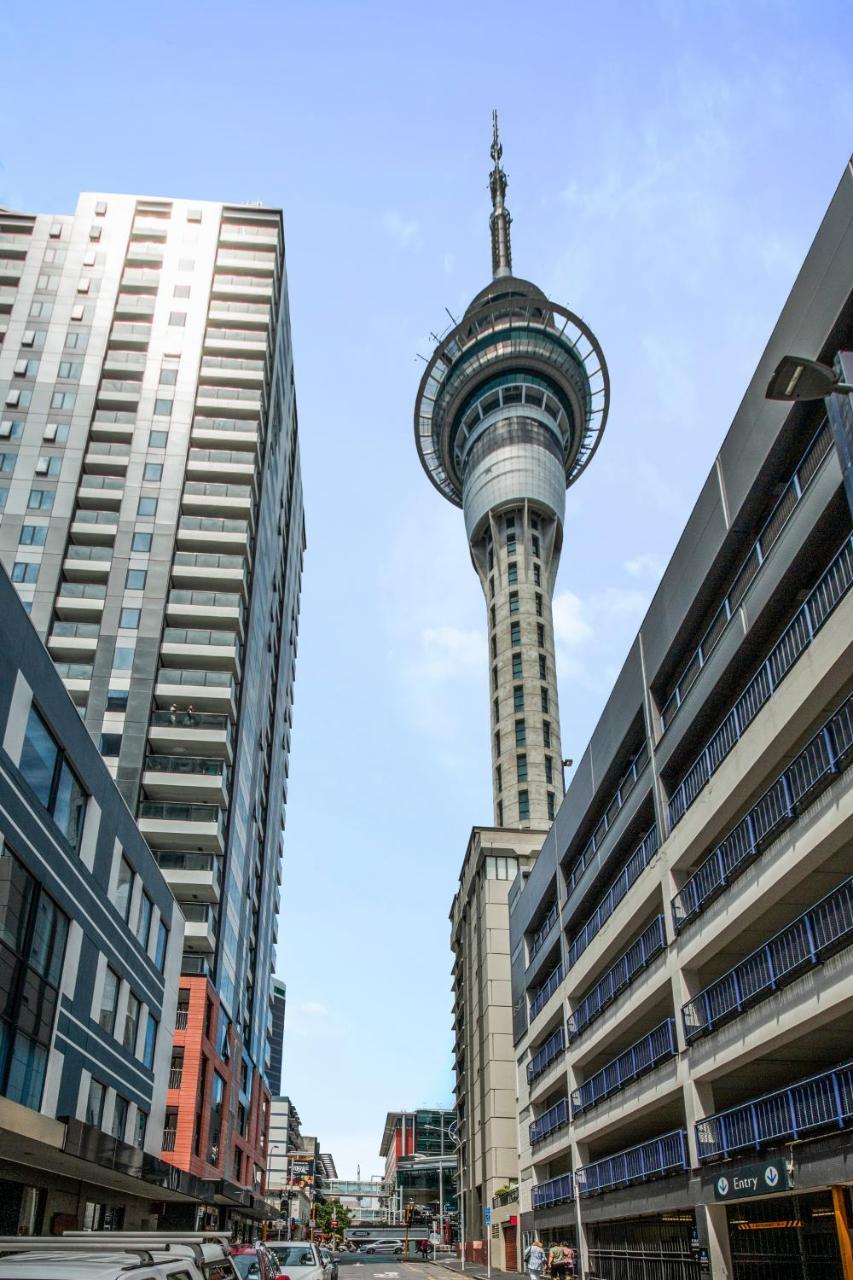 Sky Tower On Your Doorstep! Modern Two Bedroom Auckland Exterior foto